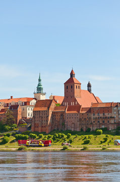 View of Grudziadz town, Poland
