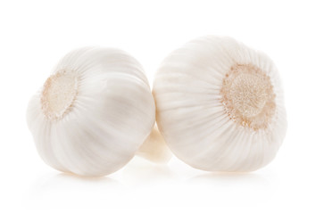 Garlic isolated on white background