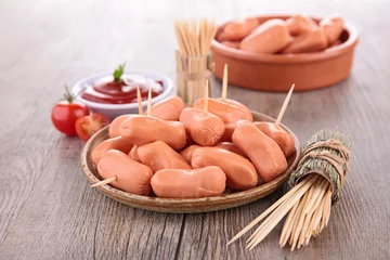 Foto op Plexiglas sausage finger food © M.studio