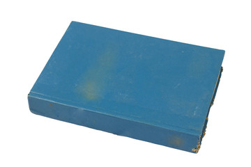 Old books isolated on white