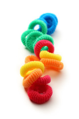 Colorful elastic hair bands