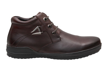 Men's winter brown boots