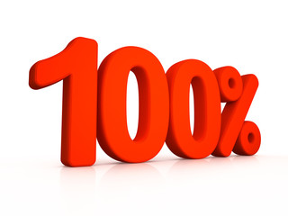 One hundred percent simbol