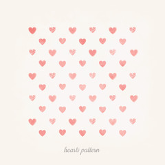 Stylish modern art heart pattern background vector illustration