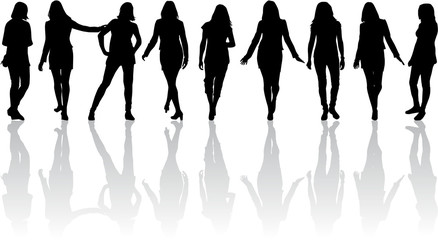 Women silhouettes