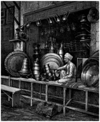 In the Souk : traditional Arabian Shop - 1001 Nights...