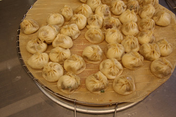 chinese snack, meat dumping