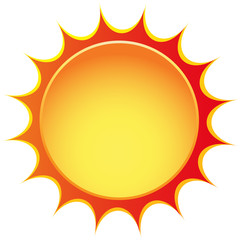 Vector sun icon