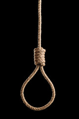 Dark hangman's rope