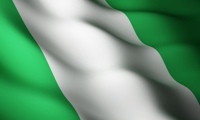 Obraz premium Nigerian flag