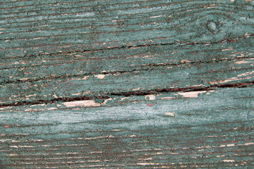 Naklejka premium Altes Holz mit abgeblätterter Farbe
