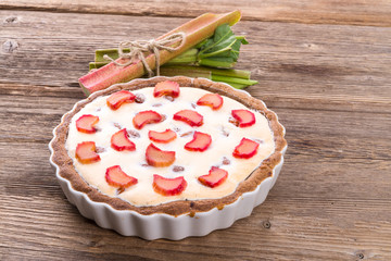 rhubarb tart