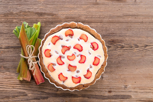 rhubarb tart