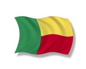 Illustration,Flagge von Benin