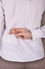 sign from fingers
