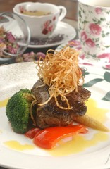 The image of delicious food