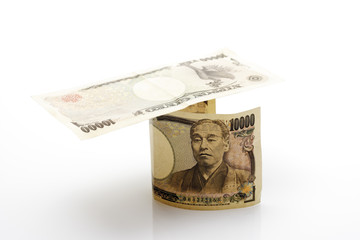 Japanische Devisen, zehntausend Yens