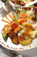 The image of delicious food