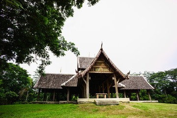 Fototapeta na wymiar Thai pavilion in garden
