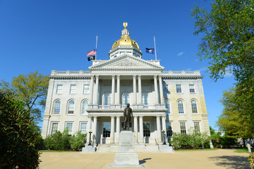 Fototapeta na wymiar New Hampshire State House, Concord, New Hampshire