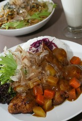 The image of delicious food