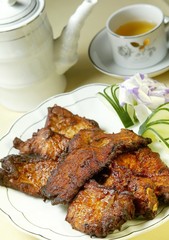 The image of delicious food