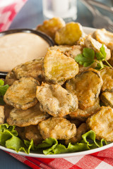 Delicious Battered Fried Pickles
