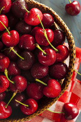 Raw Organic Red Cherries