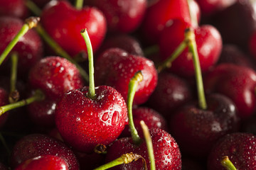 Raw Organic Red Cherries