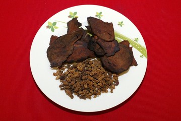 The image of delicious food