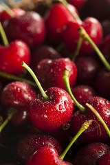 Raw Organic Red Cherries