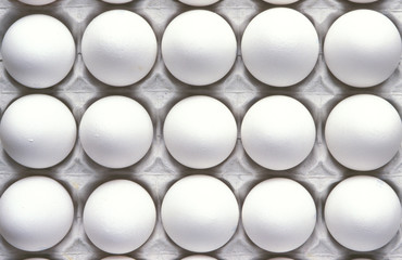 Eier in Eierschachtel