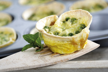 Erbsenquiche