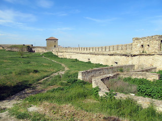 Fototapeta premium Old fortress in town Bilhorod-Dnistrovsk i,