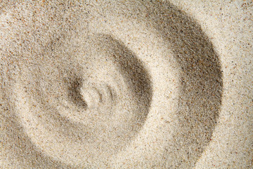 Fototapeta na wymiar Sandy beach background for summer. Sand texture.