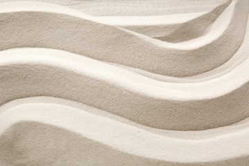 Sandy beach background for summer. Sand texture.