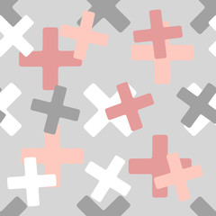 Obraz premium seamless background: cross