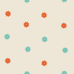 seamless background: cogwheel