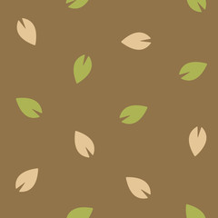 seamless background: leaf