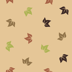 seamless background: leaf