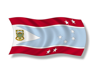 Illustration,Flagge von Tuvalu (1995-1997)