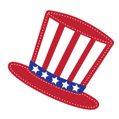 Patriotic Uncle Sam hat