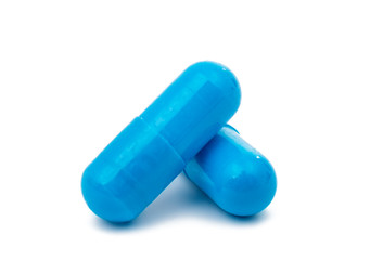 blue capsules