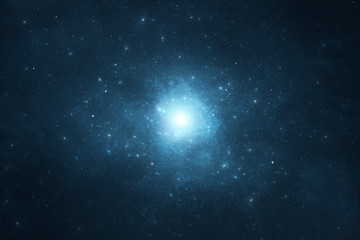 Obraz na płótnie Canvas Night sky - Universe filled with stars, nebula and galaxy