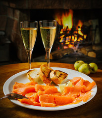 Smoked salmon