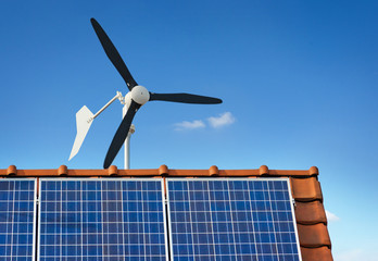 Mieterstrom Kleinwindkraftanlage Kleinwindanlage Photovoltaik auf Hausdach