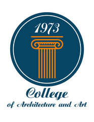 College of Architecture and Art emblem