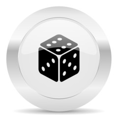 game silver glossy web icon