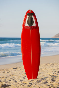 Red Surfboard