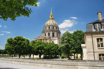 Dôme des Invalides et Musée de l'Armée, Paris, france